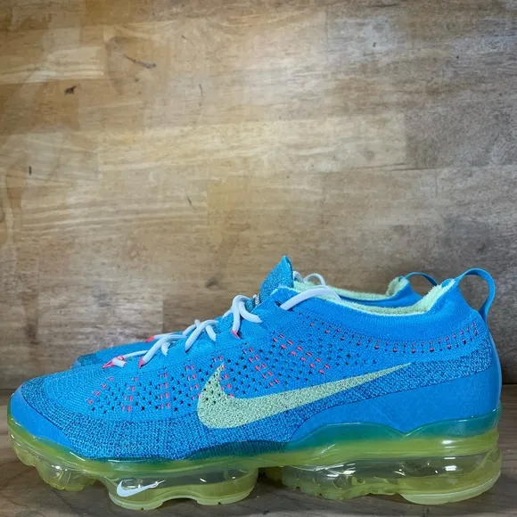 NEW NIke Air Vapormax 2023 FK Mens Sz 13 Shoes Sneakers Blue Citron Yellow