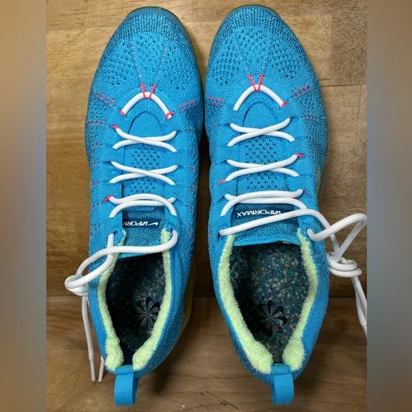 NEW NIke Air Vapormax 2023 FK Mens Sz 13 Shoes Sneakers Blue Citron Yellow
