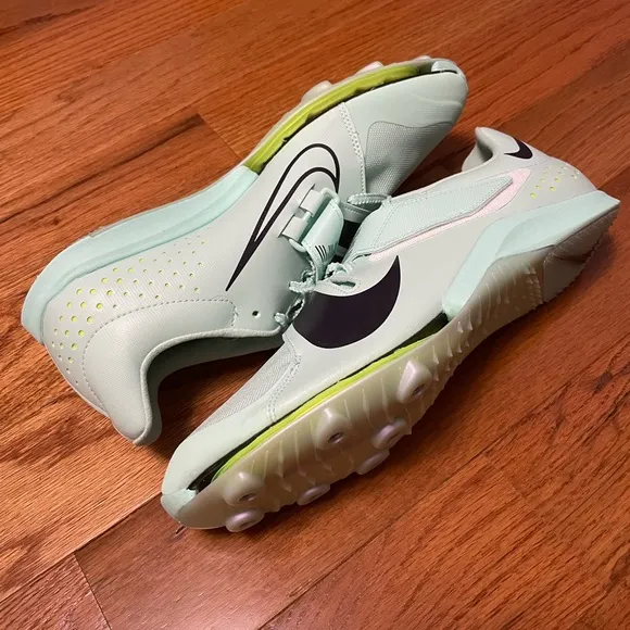 NEW Nike Air Zoom LJ Elite Men's Size 8 Mint Foam/Cave Purple-Volt DR9924-300