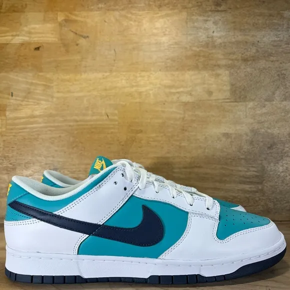 NEW Nike Dunk RETRO Low Dusty Cactus Mens Size 13 Shoes Sneakers Thunder Blue