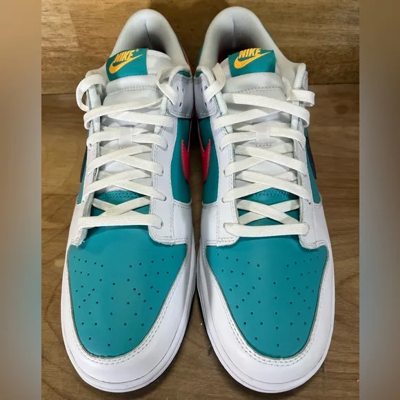 NEW Nike Dunk RETRO Low Dusty Cactus Mens Size 13 Shoes Sneakers Thunder Blue