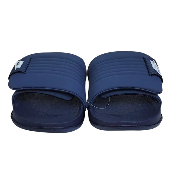 New Nike mens offcourt adjust slide sandals thunder blue white summer vacation