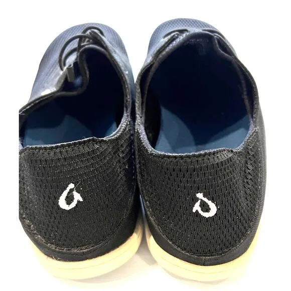New Olukai Nohea Moku Men's All Day Boat Shoes No-tie laces SZ 10