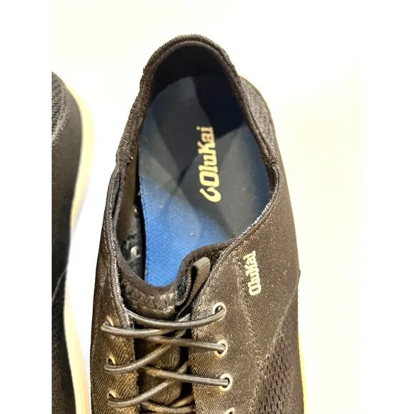 New Olukai Nohea Moku Men's All Day Boat Shoes No-tie laces SZ 10