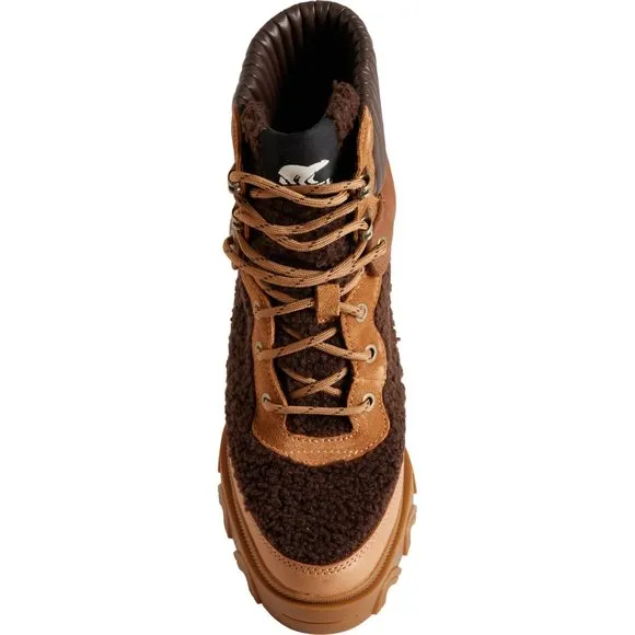 new Sorel Brex Heel Cozy Boots - Waterproof, Leather For Women Tawny Buff 663sn