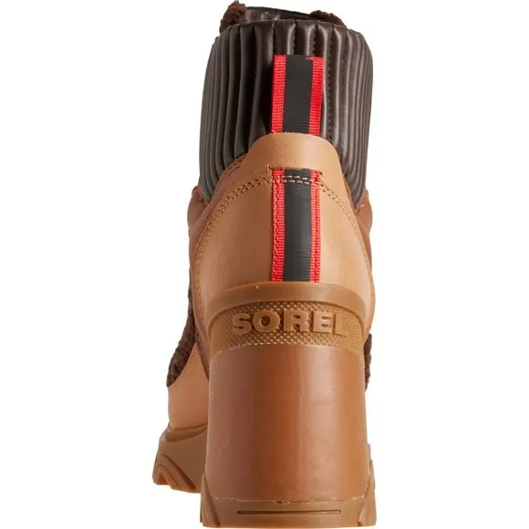 new Sorel Brex Heel Cozy Boots - Waterproof, Leather For Women Tawny Buff 663sn