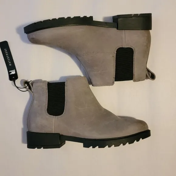 NEW Sorel Emelie II Chelsea Boots Womens 6.5 Classic Minimalist City Outdoors
