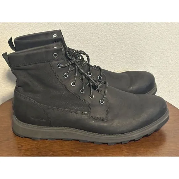 NEW Sorel Men's Madson II Field Waterproof Leather Chukka‎ Boots Size 15 Black