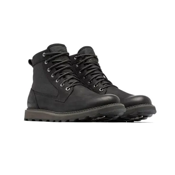 NEW Sorel Men's Madson II Field Waterproof Leather Chukka‎ Boots Size 15 Black