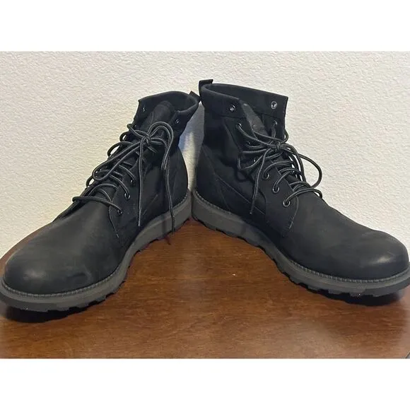 NEW Sorel Men's Madson II Field Waterproof Leather Chukka‎ Boots Size 15 Black
