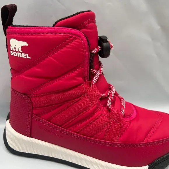 New Sorel Whitney II Short WaterProof Insulated Boot Youth Size 5 M Fuchsia Rush