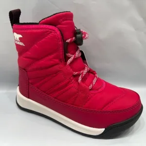 New Sorel Whitney II Short WaterProof Insulated Boot Youth Size 5 M Fuchsia Rush