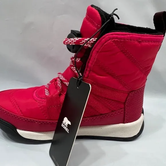 New Sorel Whitney II Short WaterProof Insulated Boot Youth Size 5 M Fuchsia Rush