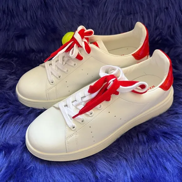 New! THE MARC JACOBS Leather Tennis Shoes Sneakes