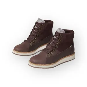 new Toms ☀︎︎ Mesa Waterproof Leather Bootie ☀︎︎ Hiking Boot ☀︎︎ Penny Brown 6.5M