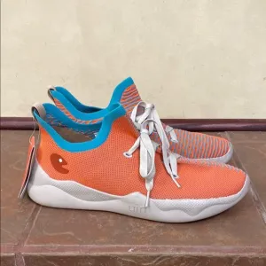 New! UIN Mijas Knitted Orange &amp; Blue shoes size 10 Men’s