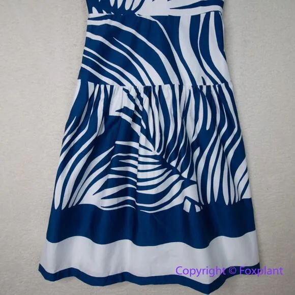 New! White House Black‎ Market Sleeveless V-Neck Sateen Midi Dress, size 4