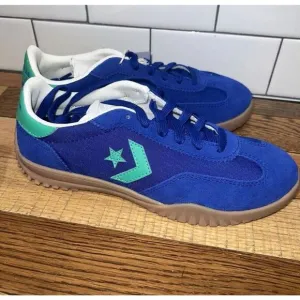 New Women’s Converse Run Star Trainer Lifestyle Sneakers Ox Blue / Green A10372C