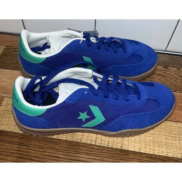 New Women’s Converse Run Star Trainer Lifestyle Sneakers Ox Blue / Green A10372C