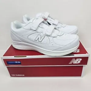 New Balance 577 Walking Tennis Shoes DSL-2 White Women Size 7 1/2 2E EE XWide