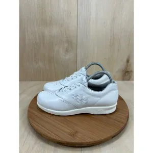 NEW Sas Free Time White Leather Casual Comfort Walking Shoes Womens Size 7.5