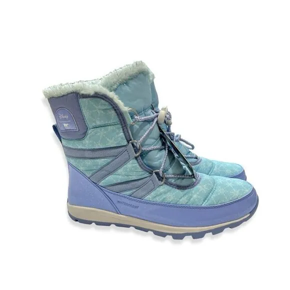 New Sorel boots Whitney youth 7 girls blue purple silver