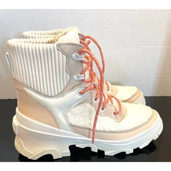 NEW Sorel Brex Cozy Lace Sheepskin Women’s Size 11 Waterproof Boots