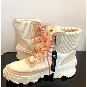 NEW Sorel Brex Cozy Lace Sheepskin Women’s Size 11 Waterproof Boots