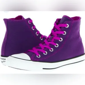 NIB Converse Chuck Taylor all star neon purple fuchsia high top sneakers shoes
