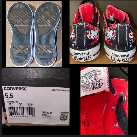 NIB Converse my little pony all star Chuck Taylor sneakers shoes lo top converse