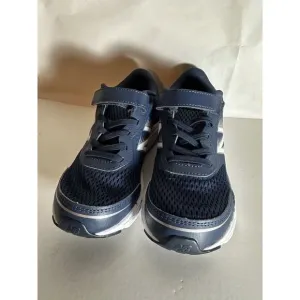 NIB New Balance 680 Running Shoes Navy Kids Size 1.5 Lace Up Strap Sports Jog