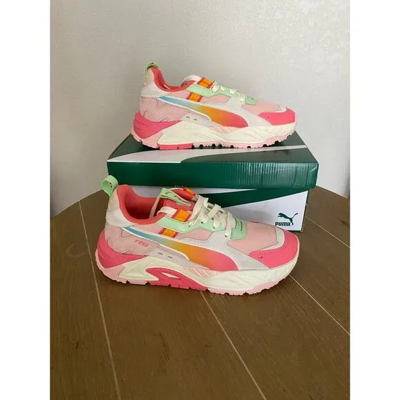 NIB PUMA RS-TRCK summer ombre casual shoes girls 6.5