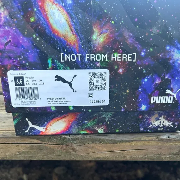 NIB PUMA x LAMELO BALL MB.01 Digital Camo Big Kids' Basketball Shoes  Si…