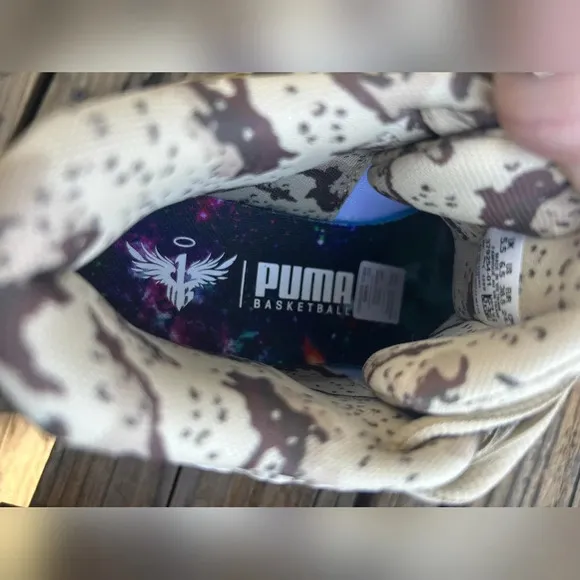 NIB PUMA x LAMELO BALL MB.01 Digital Camo Big Kids' Basketball Shoes  Si…