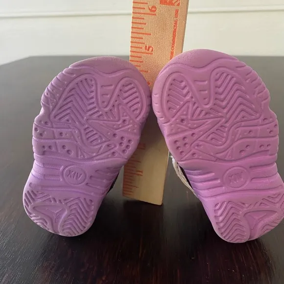 Nice! Baby 4C Jordan Sneakers Purple White Black Toddler Shoes Comfy Sneakers