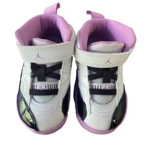 Nice! Baby 4C Jordan Sneakers Purple White Black Toddler Shoes Comfy Sneakers