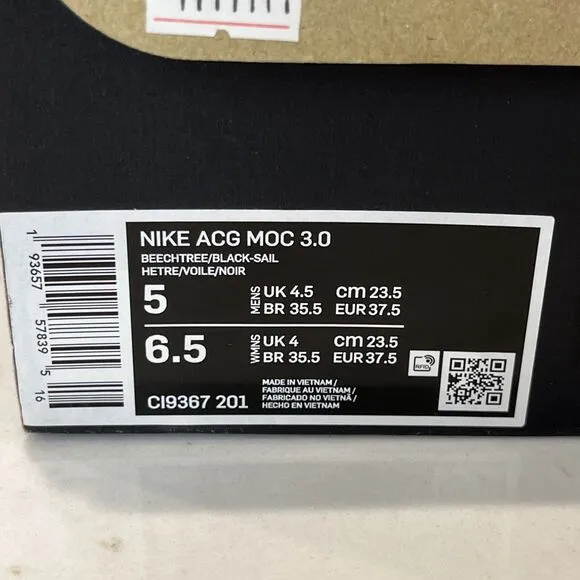 NIKE ACG MOC 3.0  x Union Cheetah ALL CONDITIONS GEAR Limited NEW US M5 W6.5