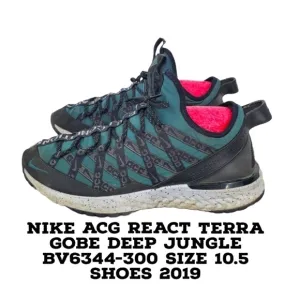 Nike ACG React Terra Gobe Deep Jungle BV6344-300 Size 10.5 Shoes 2019