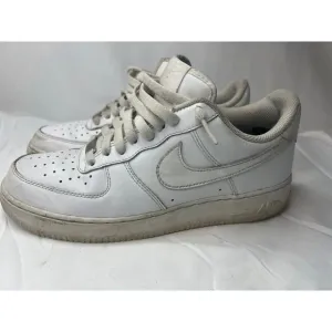 Nike Air Force 1 07’ Shoes Mens Size 8.5 White Sneakers Athletic Lace Up Sports