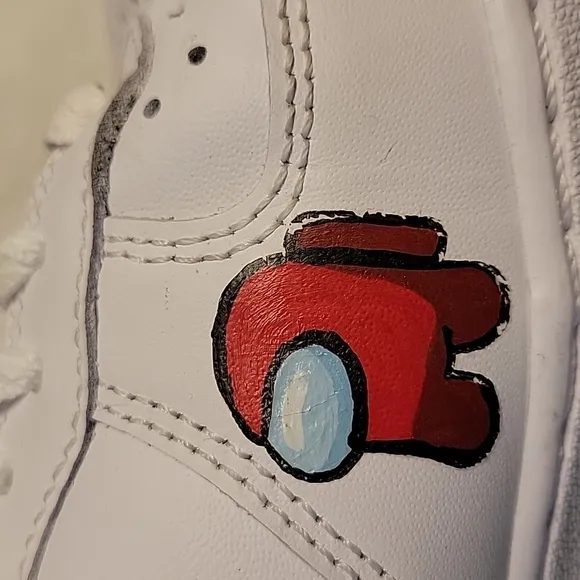 Nike Air Force 1 Hand-Painted Among Us