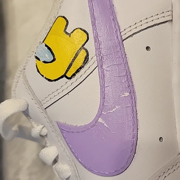 Nike Air Force 1 Hand-Painted Among Us
