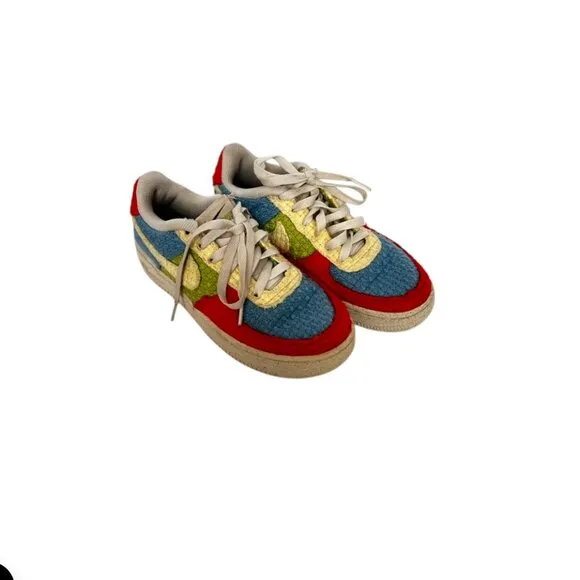 Nike Air Force 1 Kids Mutilcolor LV8 NN Hemp-Multi Sneaker Shoes