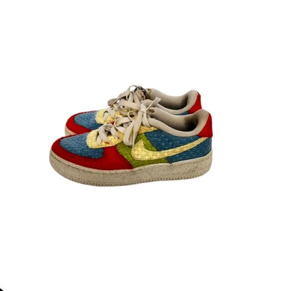 Nike Air Force 1 Kids Mutilcolor LV8 NN Hemp-Multi Sneaker Shoes