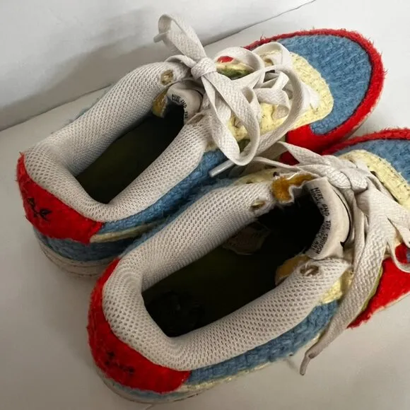 Nike Air Force 1 Kids Mutilcolor LV8 NN Hemp-Multi Sneaker Shoes