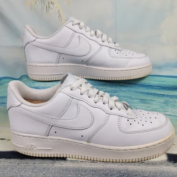 Nike Air Force 1 Low Triple White Mens 8