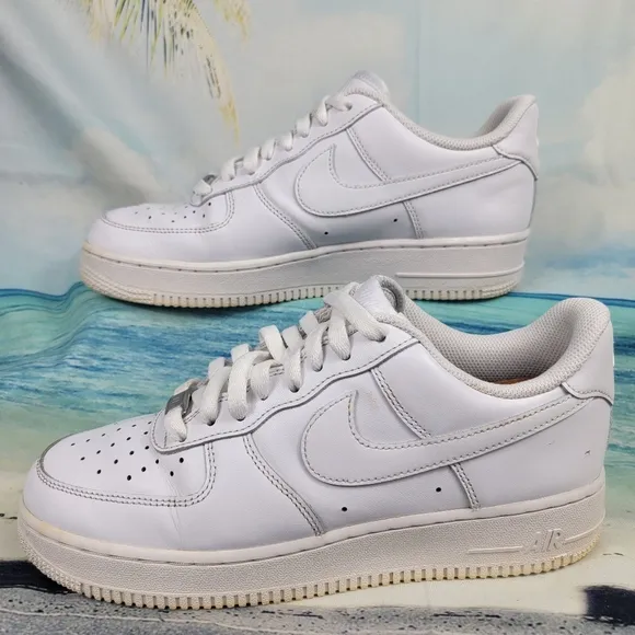 Nike Air Force 1 Low Triple White Mens 8