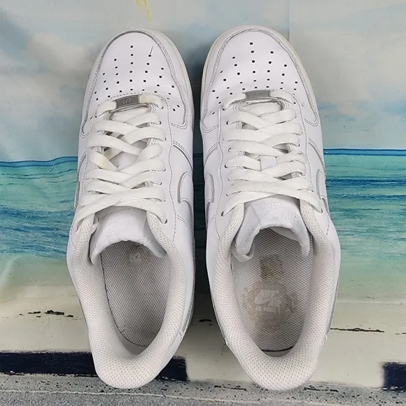 Nike Air Force 1 Low Triple White Mens 8