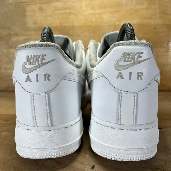 Nike Air Force 1 One ‘07 Mens Size 13 Shoes Sneakers Triple White 315122-111