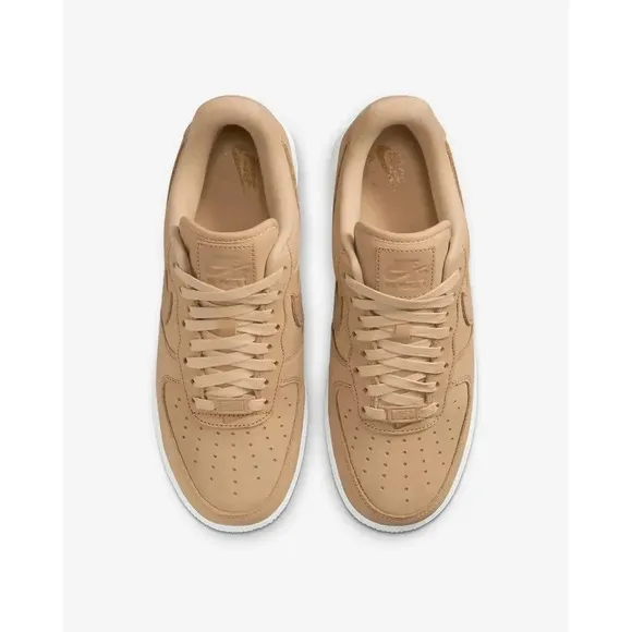 Nike Air Force 1 Premium DR9503-201 Women Vachetta Tan/White Leather Shoes JN142