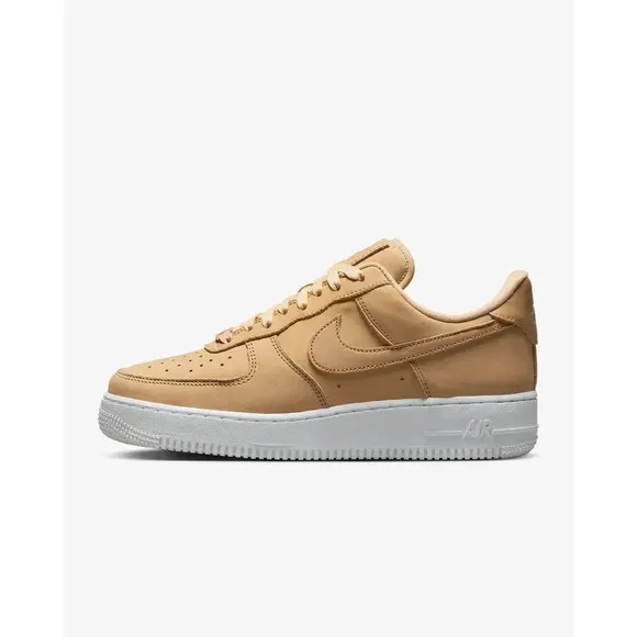 Nike Air Force 1 Premium DR9503-201 Women Vachetta Tan/White Leather Shoes JN142